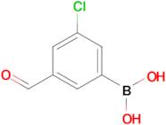 (3-Chloro-5-formylphenyl)boronic acid