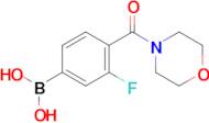 (3-Fluoro-4-(morpholine-4-carbonyl)phenyl)boronic acid