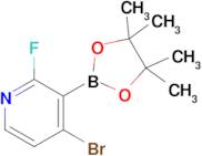 4-Bromo-2-fluoro-3-(4,4,5,5-tetramethyl-1,3,2-dioxaborolan-2-yl)pyridine