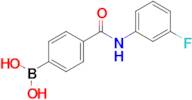 (4-((3-Fluorophenyl)carbamoyl)phenyl)boronic acid
