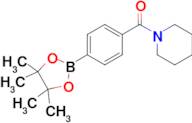 Piperidin-1-yl(4-(4,4,5,5-tetramethyl-1,3,2-dioxaborolan-2-yl)phenyl)methanone