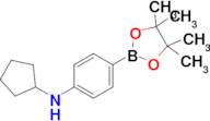 n-Cyclopentyl-4-(4,4,5,5-tetramethyl-1,3,2-dioxaborolan-2-yl)aniline