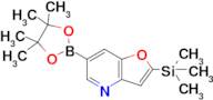 6-(4,4,5,5-Tetramethyl-1,3,2-dioxaborolan-2-yl)-2-(trimethylsilyl)furo[3,2-b]pyridine