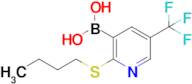 (2-(Butylthio)-5-(trifluoromethyl)pyridin-3-yl)boronic acid