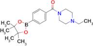 (4-Ethylpiperazin-1-yl)(4-(4,4,5,5-tetramethyl-1,3,2-dioxaborolan-2-yl)phenyl)methanone