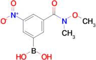 (3-(Methoxy(methyl)carbamoyl)-5-nitrophenyl)boronic acid