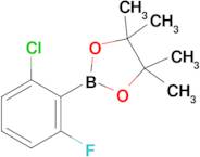 2-(2-Chloro-6-fluorophenyl)-4,4,5,5-tetramethyl-1,3,2-dioxaborolane