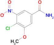 4-Chloro-3-methoxy-5-nitrobenzamide