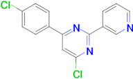 4-Chloro-6-(4-chlorophenyl)-2-(pyridin-3-yl)pyrimidine