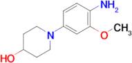 1-(4-Amino-3-methoxyphenyl)piperidin-4-ol