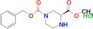 (S)-1-Benzyl 3-methyl piperazine-1,3-dicarboxylate hydrochloride