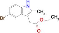 Ethyl 2-(5-bromo-2-methyl-1H-indol-3-yl)acetate