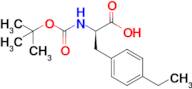 (R)-2-((tert-Butoxycarbonyl)amino)-3-(4-ethylphenyl)propanoic acid