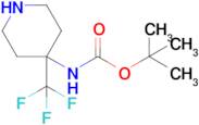 tert-Butyl (4-(trifluoromethyl)piperidin-4-yl)carbamate