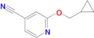 2-(Cyclopropylmethoxy)isonicotinonitrile