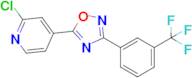 5-(2-Chloropyridin-4-yl)-3-(3-(trifluoromethyl)phenyl)-1,2,4-oxadiazole