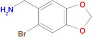 (6-Bromobenzo[d][1,3]dioxol-5-yl)methanamine