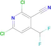 2,6-Dichloro-4-(difluoromethyl)nicotinonitrile