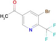 1-(5-Bromo-6-(trifluoromethyl)pyridin-3-yl)ethanone