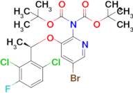 (R)-5-Bromo-N,N-bis-(tert-butoxycarbonyl)-3-(1-(2,6-dichloro-3-fluorophenyl)ethoxy)pyridin-2-amine