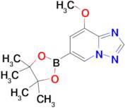 8-Methoxy-6-(4,4,5,5-tetramethyl-1,3,2-dioxaborolan-2-yl)-[1,2,4]triazolo[1,5-a]pyridine