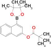 4-(4,4,5,5-Tetramethyl-1,3,2-dioxaborolan-2-yl)naphthalen-2-yl pivalate