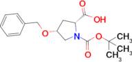 (2R,4R)-4-(Benzyloxy)-1-(tert-butoxycarbonyl)pyrrolidine-2-carboxylic acid