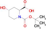 (2S,4S)-1-(tert-Butoxycarbonyl)-4-hydroxypiperidine-2-carboxylic acid