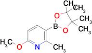 6-Methoxy-2-methyl-3-(4,4,5,5-tetramethyl-1,3,2-dioxaborolan-2-yl)pyridine