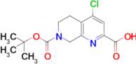 7-(tert-Butoxycarbonyl)-4-chloro-5,6,7,8-tetrahydro-1,7-naphthyridine-2-carboxylic acid