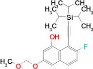 7-Fluoro-3-(methoxymethoxy)-8-((triisopropylsilyl)ethynyl)naphthalen-1-ol