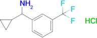 Cyclopropyl(3-(trifluoromethyl)phenyl)methanamine hydrochloride