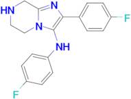 N,2-Bis(4-fluorophenyl)-5,6,7,8-tetrahydroimidazo[1,2-a]pyrazin-3-amine