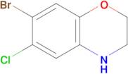 7-Bromo-6-chloro-3,4-dihydro-2H-benzo[b][1,4]oxazine