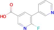 6-Fluoro-5-(pyridin-3-yl)nicotinic acid