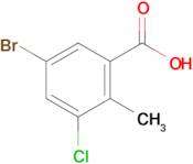 5-Bromo-3-chloro-2-methylbenzoic acid