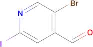 5-Bromo-2-iodoisonicotinaldehyde