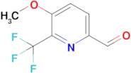 5-Methoxy-6-(trifluoromethyl)picolinaldehyde