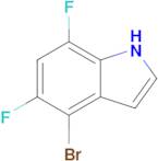 4-Bromo-5,7-difluoro-1H-indole