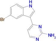 4-(5-Bromo-1H-indol-3-yl)pyrimidin-2-amine