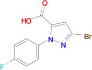 3-Bromo-1-(4-fluorophenyl)-1H-pyrazole-5-carboxylic acid