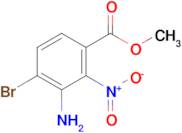 Methyl 3-amino-4-bromo-2-nitrobenzoate