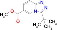Methyl 3-(tert-butyl)-[1,2,4]triazolo[4,3-a]pyridine-6-carboxylate