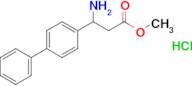 Methyl 3-([1,1'-biphenyl]-4-yl)-3-aminopropanoate hydrochloride