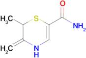 2-methyl-3-methylidene-3,4-dihydro-2H-1,4-thiazine-6-carboxamide