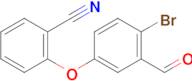 2-(4-Bromo-3-formylphenoxy)benzonitrile