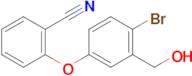 2-(4-Bromo-3-(hydroxymethyl)phenoxy)benzonitrile
