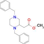 Methyl 2-(1,4-dibenzylpiperazin-2-yl)acetate