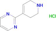 2-(1,2,3,6-Tetrahydropyridin-4-yl)pyrimidine hydrochloride