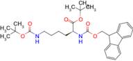 (S)-tert-Butyl 2-((((9H-fluoren-9-yl)methoxy)carbonyl)amino)-6-((tert-butoxycarbonyl)amino)hexanoa…